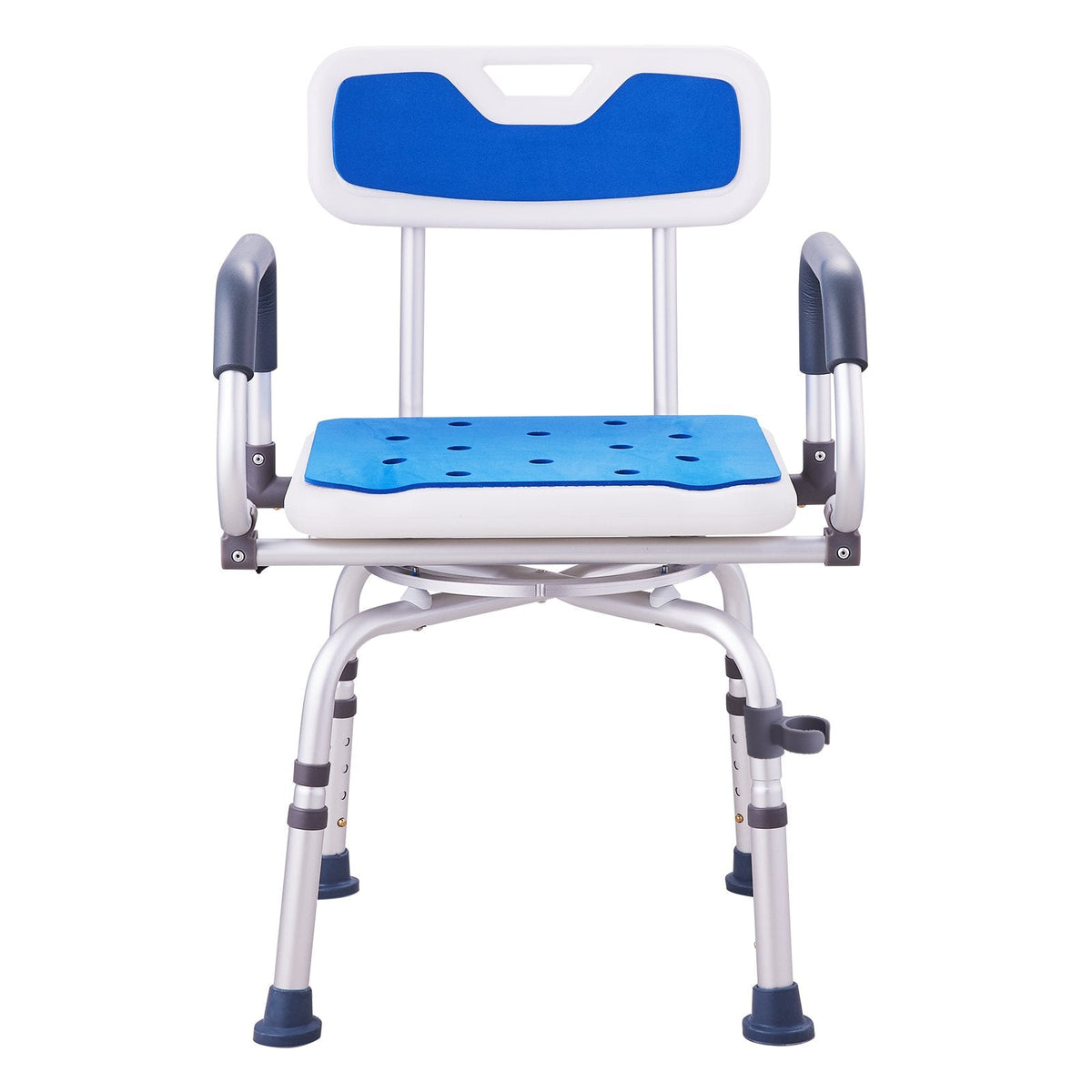 VEVOR Swivel Shower Chair 360 Degree, Adjustable Shower Seat with