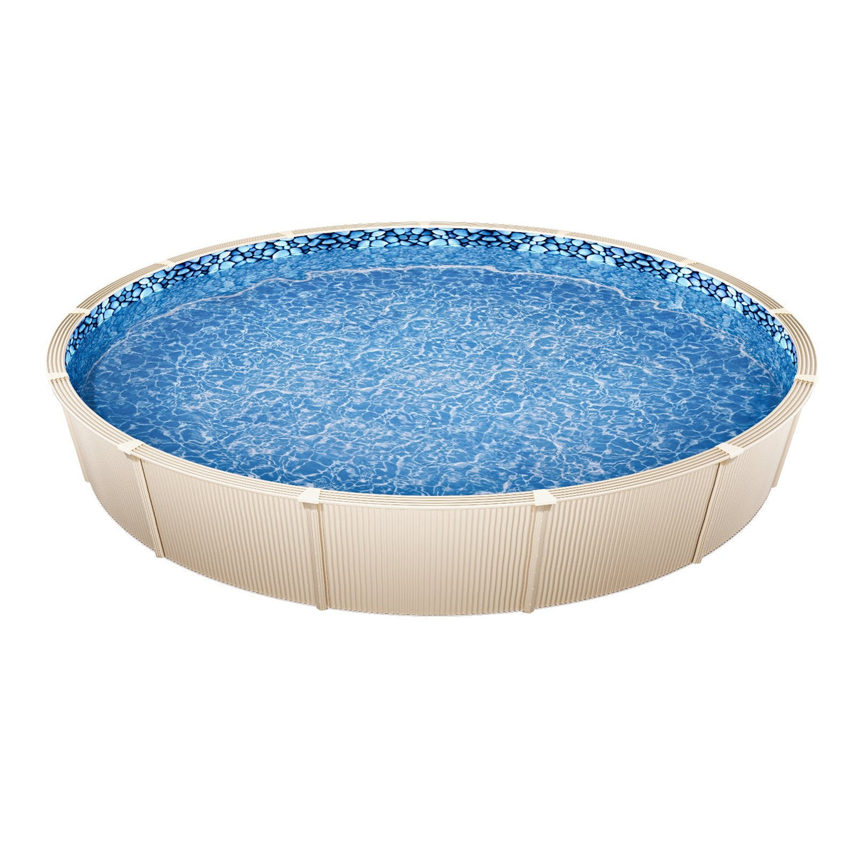 VEVOR 18-ft Round Above Ground Pool Liner, Overlap Pool Liners,