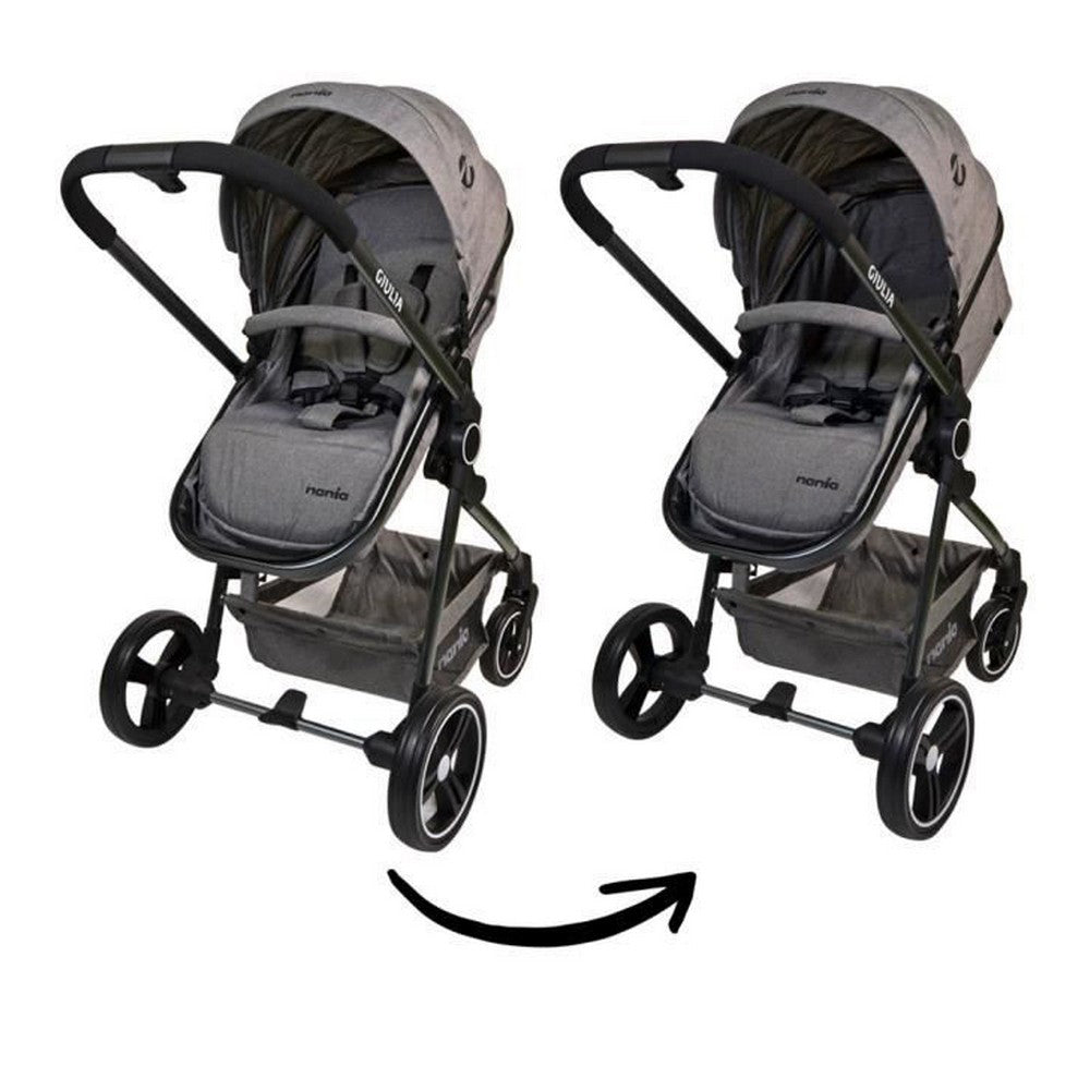 Baby's Pushchair Nania Grey Trio