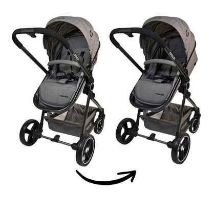 Baby's Pushchair Nania Grey Trio
