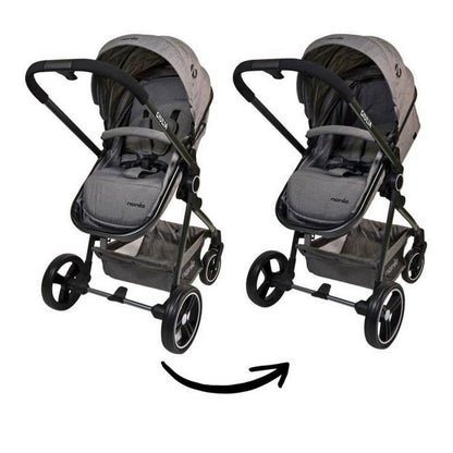 Baby's Pushchair Nania Grey Trio