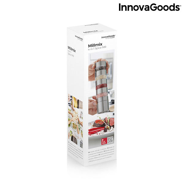 4-in-1 Spice Grinder Millmix InnovaGoods