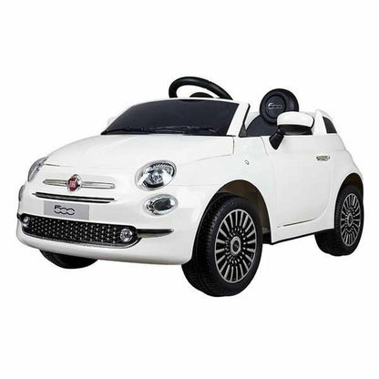 Children's Electric Car Fiat 500 113 x 67,5 x 53 cm MP3 White 30 W x 2