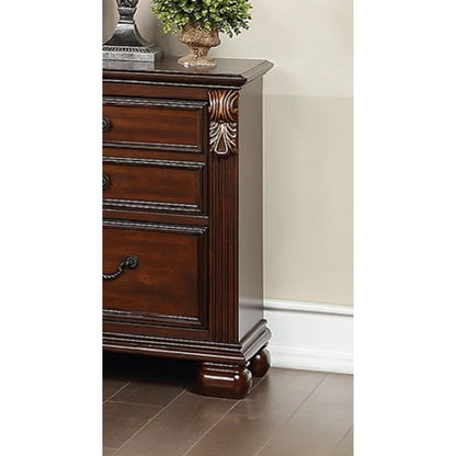DB Bedroom Furniture Traditional Style Unique Wooden Nightstand