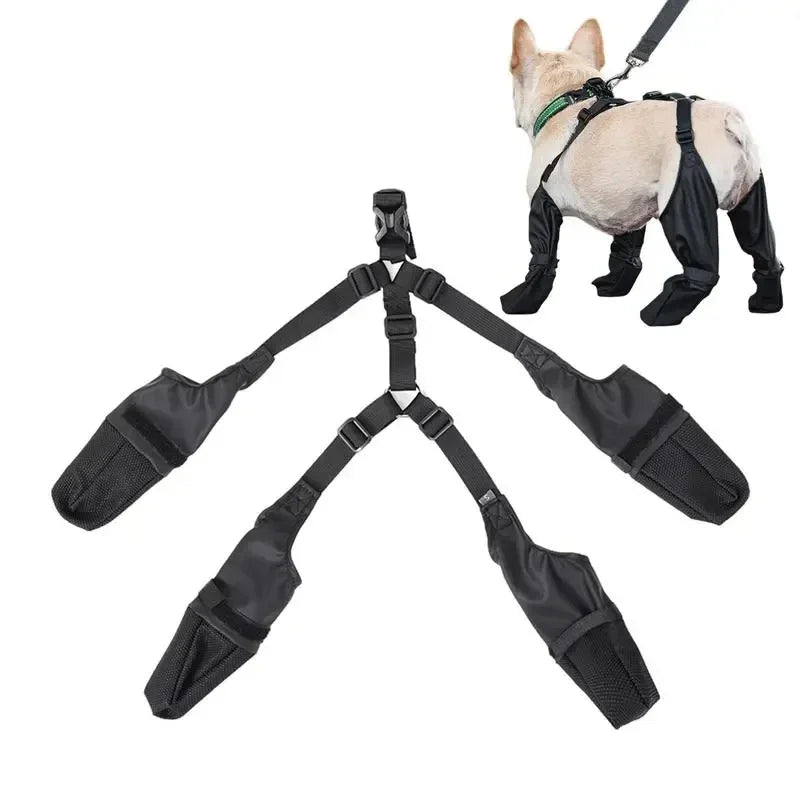 Waterproof Dog Shoes Adjustable Dog Boots Pet Breathbale Shoes for