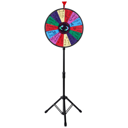 VEVOR 45.7 cm Prize Wheel Tripod Floor Stand Color Prize Wheel Fortune