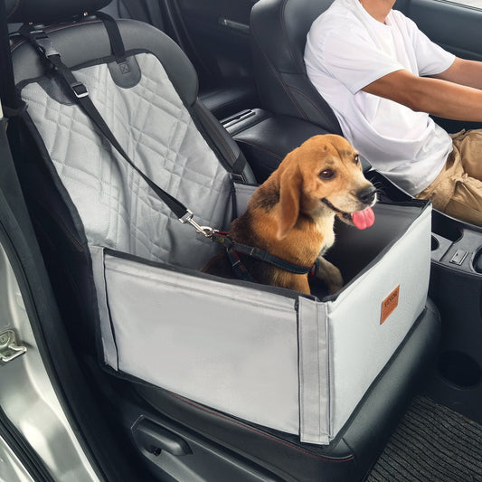 VEVOR Dog Car Seat, Dog Booster Seat for Car with  Support Frame, Pet