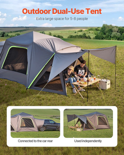VEVOR SUV Tent for Camping, 10FT L x 10FT W, Waterproof PU2000mm