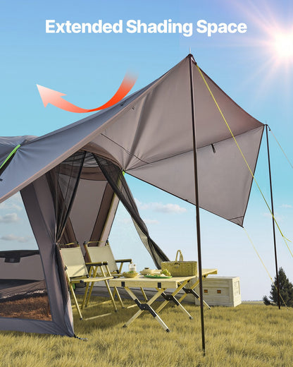 VEVOR SUV Tent for Camping, 10FT L x 10FT W, Waterproof PU2000mm