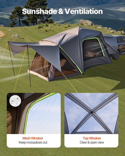 VEVOR SUV Tent for Camping, 10FT L x 10FT W, Waterproof PU2000mm