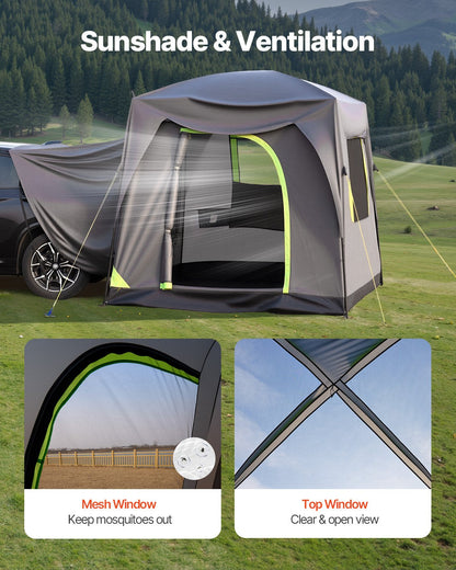 VEVOR SUV Tent for Camping, 10FT L x 8FT W, Waterproof PU2000mm