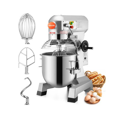 VEVOR Electric Food Mixer 30L Food Stand Mixer 1100W Electric Dough