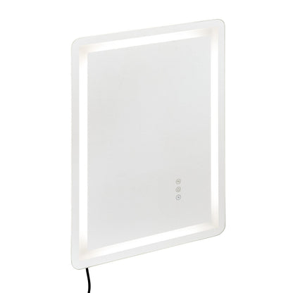 VEVOR LED Bathroom Mirror, 50 x 70 cm LED Bathroom Vanity Mirror with
