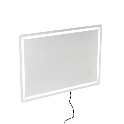VEVOR LED Bathroom Mirror, 70 x 100 cm LED Bathroom Vanity Mirror with