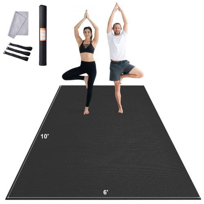 VEVOR Exercise Mat Non Slip Yoga Mat Gym Fitness Pilate Workout Mat