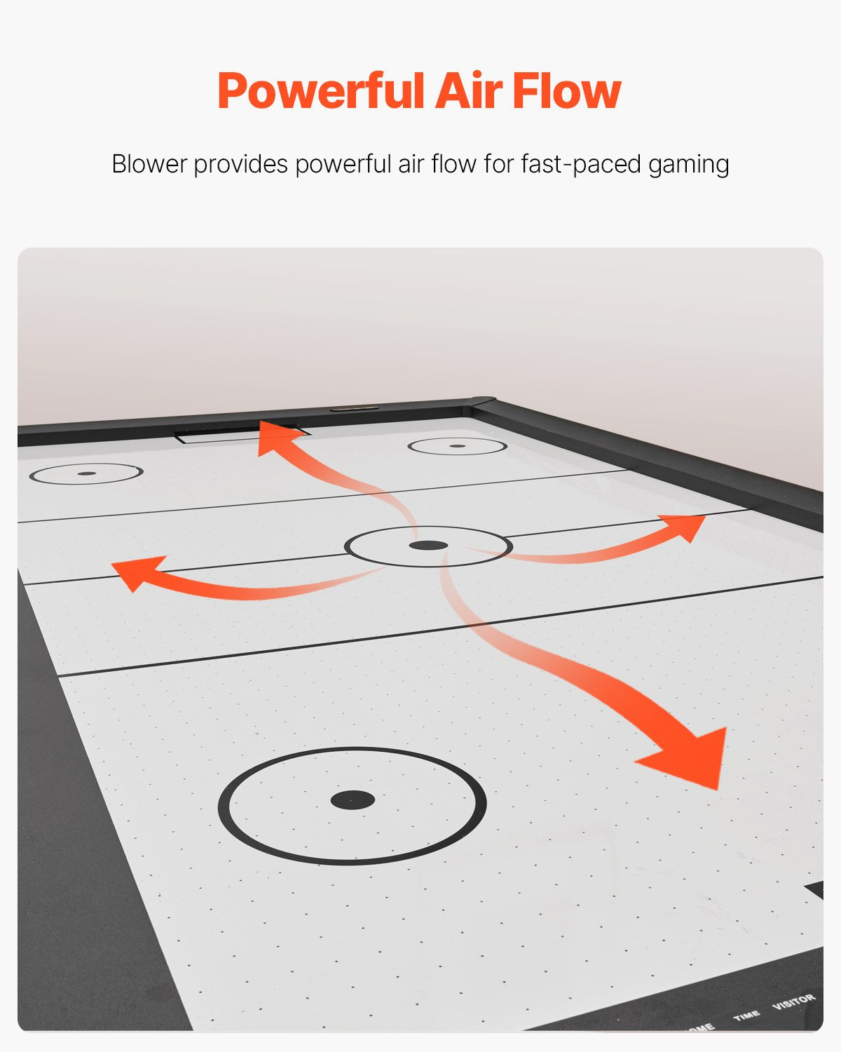 VEVOR 84" Air Hockey Table, Indoor Arcade Table Gaming Set with 2