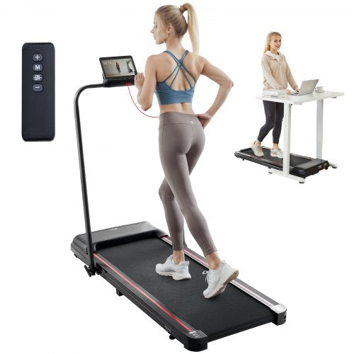 VEVOR Walking Pad, Under Desk Treadmill for Home Office, Working