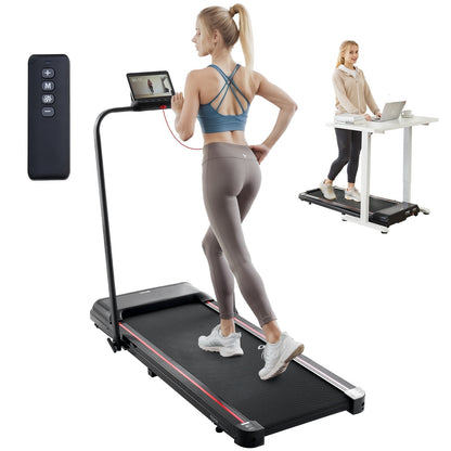 VEVOR Walking Pad, Under Desk Treadmill for Home Office, Working