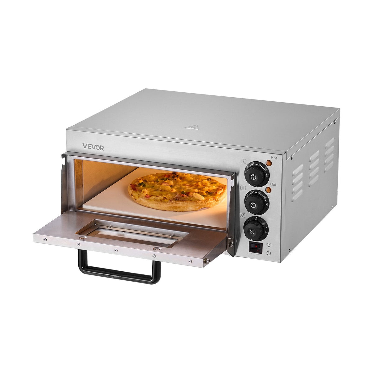 VEVOR Commercial Countertop Pizza Oven Electric Pizza Oven for 35.56