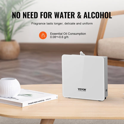 VEVOR Scent Air Machine for Home 480ML Cold Air Diffuser 2500sq.ft