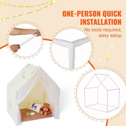 VEVOR Kids Play Tent, Kids Tent for Kids 1-5 Years Old, Toddler Tent