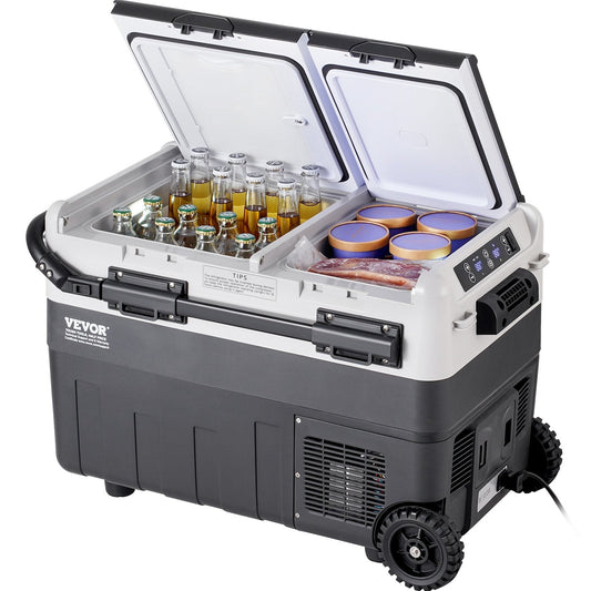 VEVOR Portable Car Refrigerator, 12 Volt Car Refrigerator Fridge, 40 L