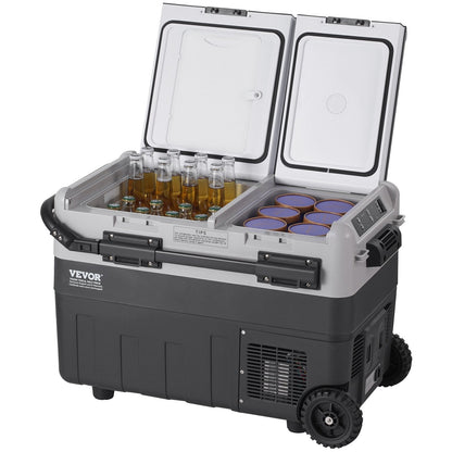 VEVOR Portable Car Refrigerator, 12 Volt Car Refrigerator Fridge, 40 L