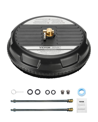 VEVOR 15" Pressure Washer Surface Cleaner, Plastic Pressure Washer