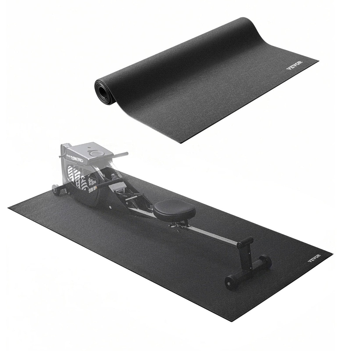 VEVOR Treadmill Mat for Carpet Floor, 6 mm Thick, 915x1820 mm Exercise