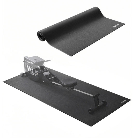 VEVOR Treadmill Mat for Carpet Floor, 6 mm Thick, 915x1820 mm Exercise