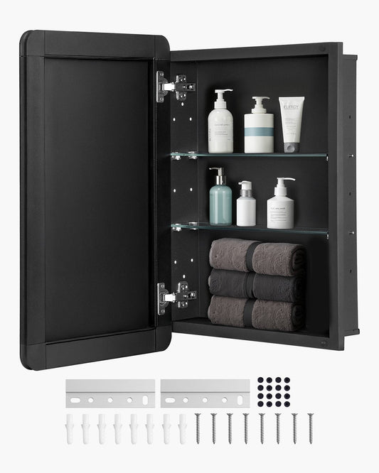 VEVOR Medicine Cabinet, 16 x 24 inch, Medicine Cabinet for Bathroom
