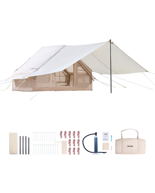 VEVOR Inflatable Tents for Camping, 3-5 Person Easy Setup Blow up Tent