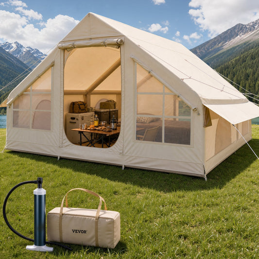 VEVOR Inflatable Tents for Camping, 5-8 Person Easy Setup Blow up Tent
