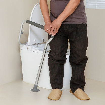 VEVOR Toilet Safety Rail, Bathroom Toilet Seat Frame, Adjustable Width