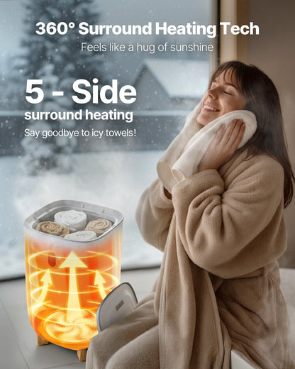 VEVOR Towel Warmers for Bathroom, 35 L Towel Warmer Bucket, Towel