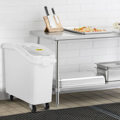 VEVOR 21 Gallon Ingredient Bin with Scoop 400 Cup Ingredient Bin with