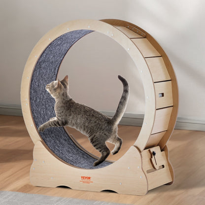 VEVOR Cat Exercise Wheel, Large Cat Treadmill Wheel for Indoor Cats,