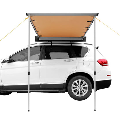 VEVOR Car Side Awning, Large 4.6'x6.6' Shade Coverage Vehicle Awning,