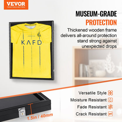 VEVOR Jersey Display Frame Case, 590 x 790 x 40 mm (23.3 x 31.2 x 1.5
