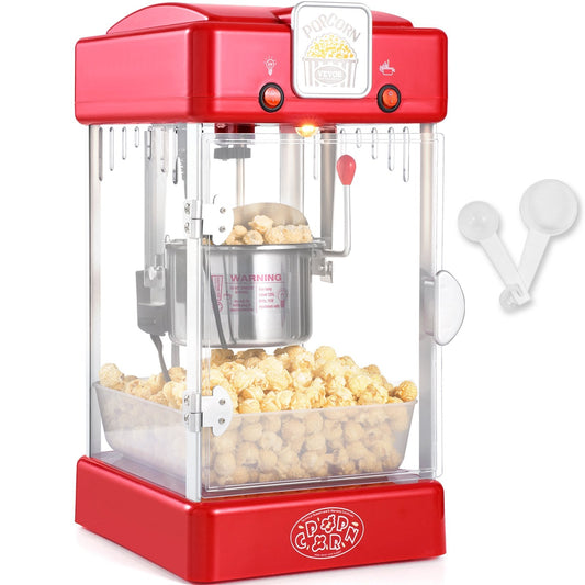 VEVOR Popcorn Maker, 300W Popcorn Popper Machine, 2.5 Oz Kettle Makes