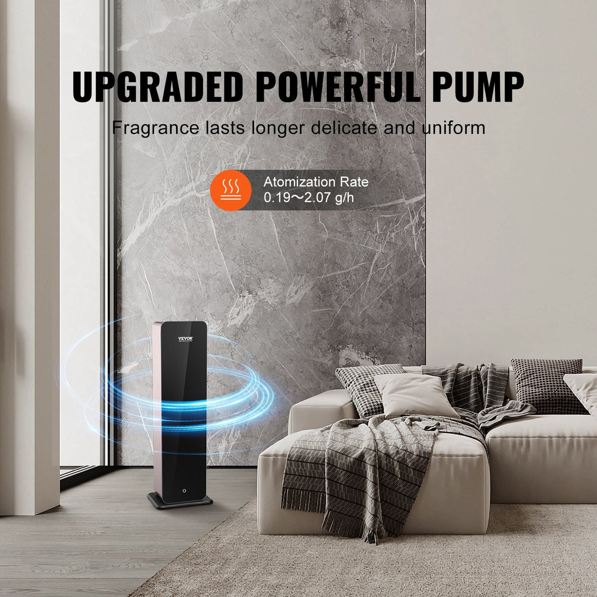 VEVOR Scent Air Machine for Home, 950ml Bluetooth Smart Cold Air