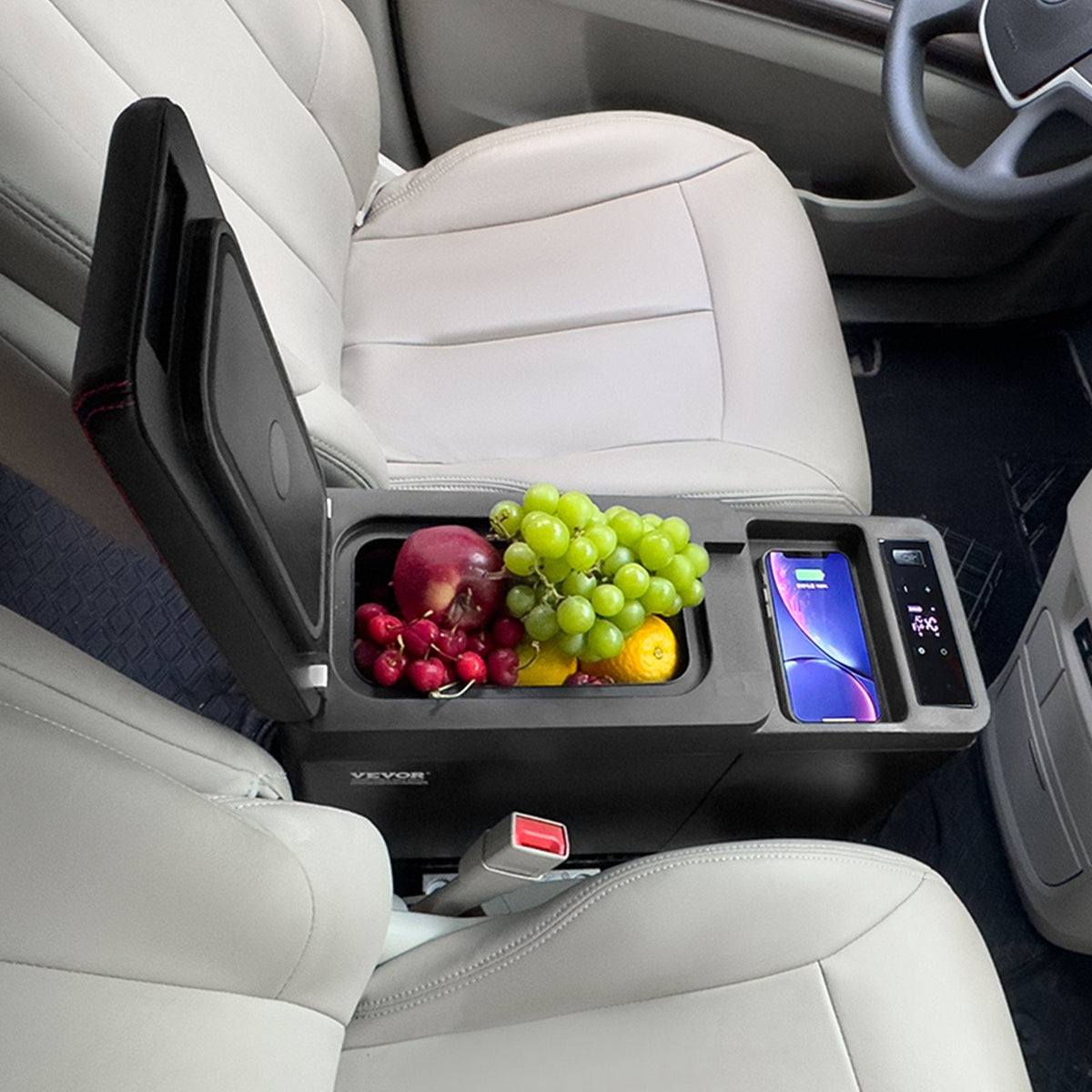 VEVOR Car Refrigerator, 12 Volt Car Armrest Refrigerator Fridge, 8 L