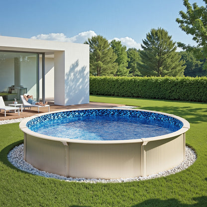 VEVOR 18-ft Round Above Ground Pool Liner, Overlap Pool Liners,