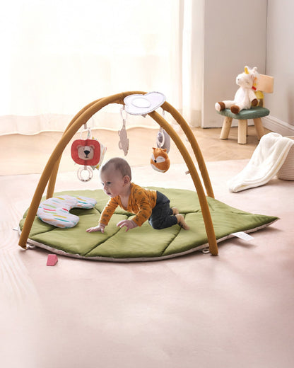 VEVOR Baby Play Gym Mat, Baby Activity Mat with 6 Sensory Toys,