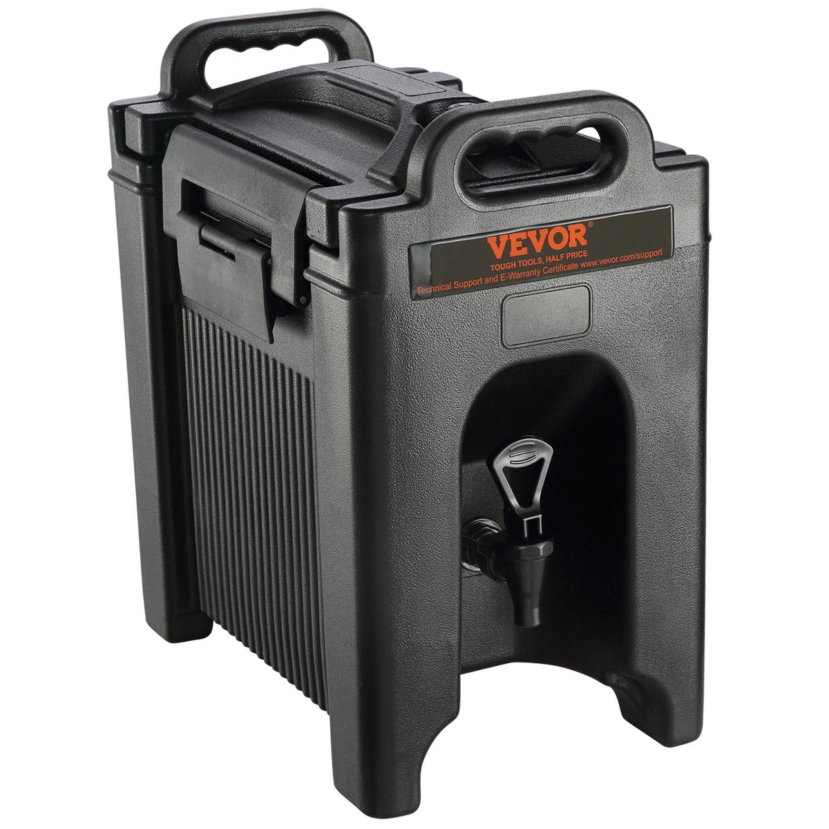 VEVOR Insulated Beverage Dispenser, 9.5 L, Food-grade LDPE Hot and