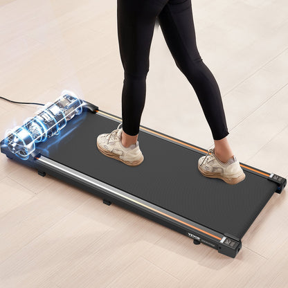 VEVOR Walking Pad, Under Desk Treadmill for Home Office, Working