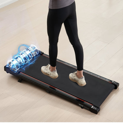 VEVOR Walking Pad, Under Desk Treadmill with Incline, Working Walking