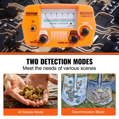 VEVOR Metal Detector for Adults & Kids, 8 Inch Waterproof Search Coil