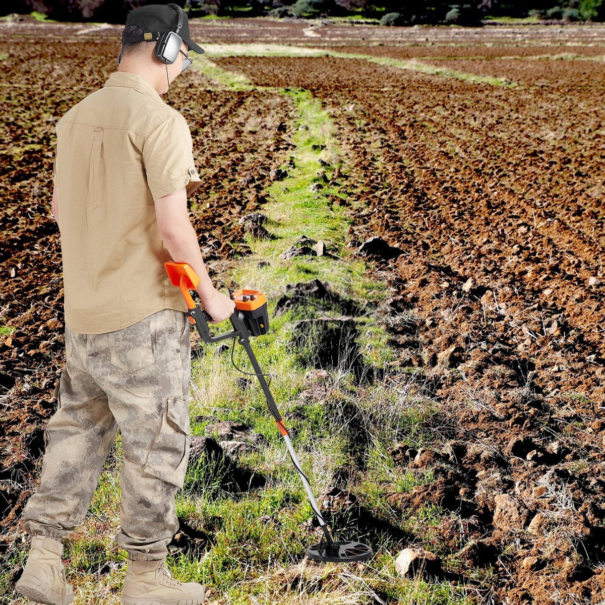 VEVOR Metal Detector for Adults & Kids, 8 Inch Waterproof Search Coil