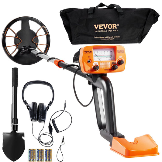 VEVOR Metal Detector for Adults & Kids, 8 Inch Waterproof Search Coil